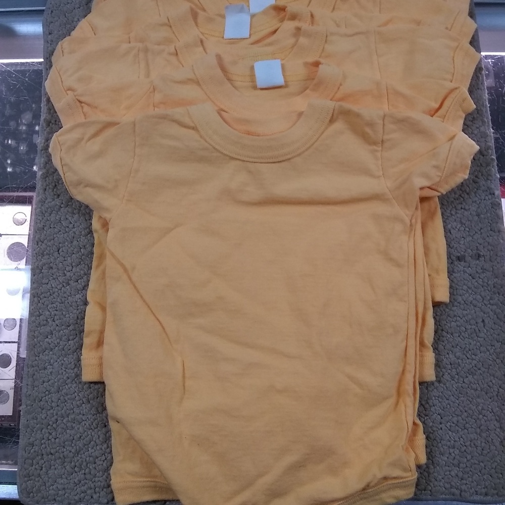 NWOT BABY ONSIES SZ (18m) YELLOW - LOT of 6 (FC2-H